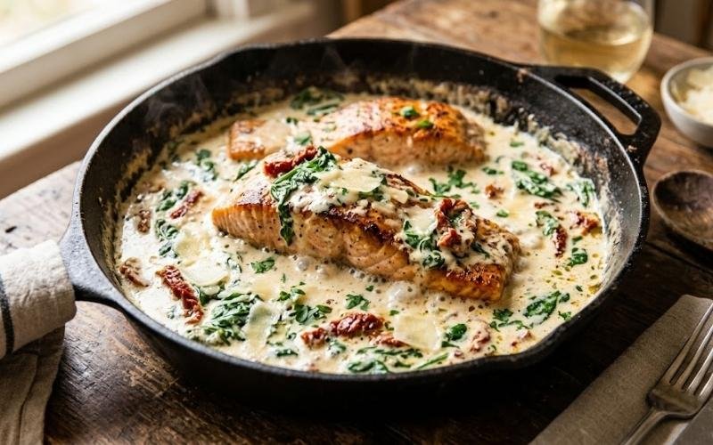 creamy tuscan salmon
