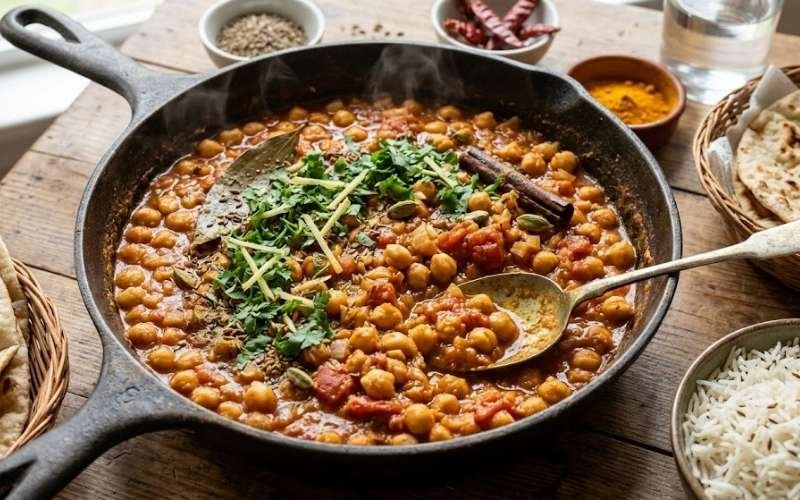 protein packed chana masala