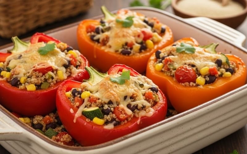 Best Quinoa Recipes Easy, Healthy & Delicious Ideas quinoa stuffed peppers