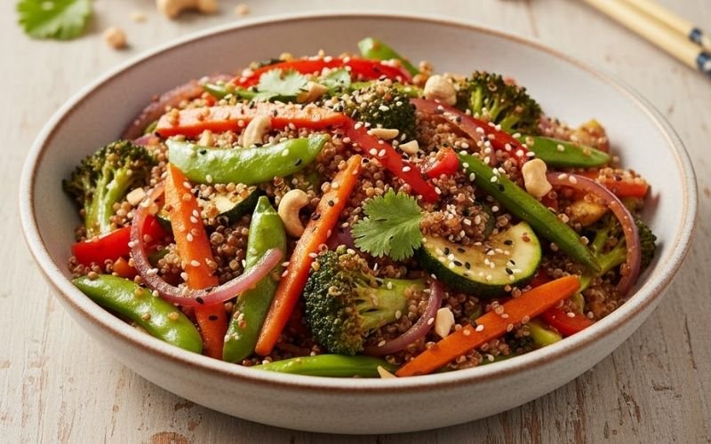 Best Quinoa Recipes Easy, Healthy & Delicious Ideas quinoa and veggie stir fry
