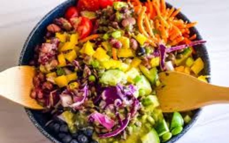 Best Salad Recipes | 10 Easy & Healthy Homemade Salads rainbow veggie salad