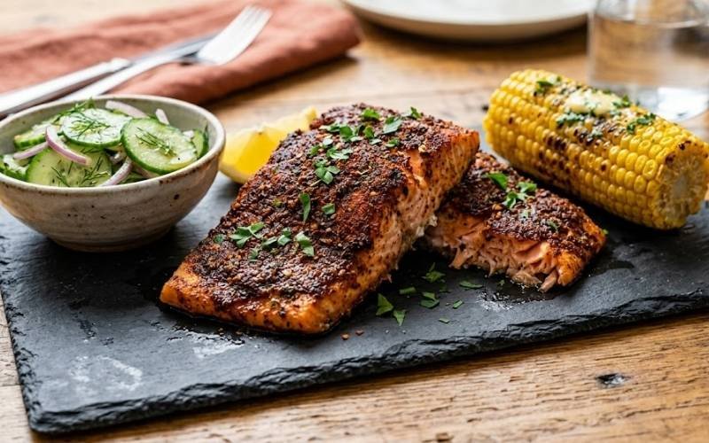 spicy cajun salmon