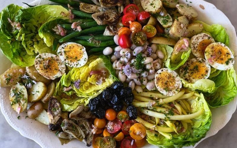 veggie niçoise salad