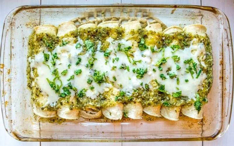 green enchiladas suizas